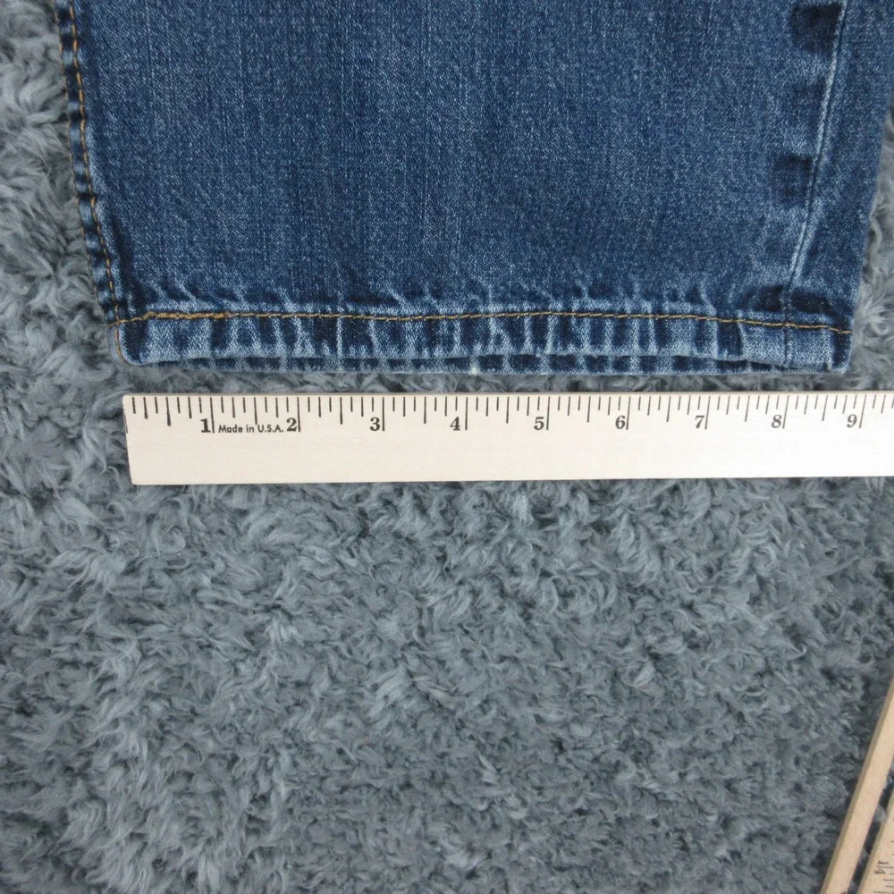 Levis 514 Jeans Mens 38x32 Blue Straight Leg Denim Medium Wash Classic 37x31*